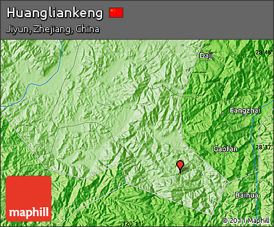 Political Map of Huangliankeng