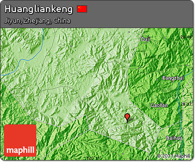 Political Map of Huangliankeng