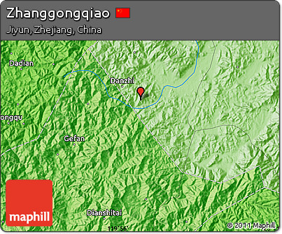 Political Map of Zhanggongqiao