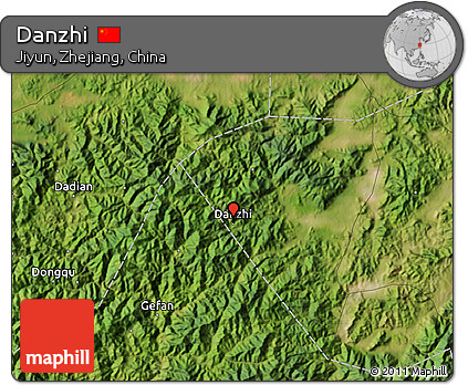 Satellite Map of Danzhi