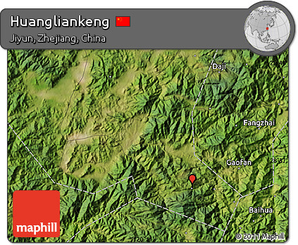 Satellite Map of Huangliankeng