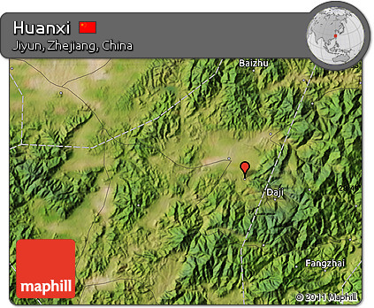 Satellite Map of Huanxi