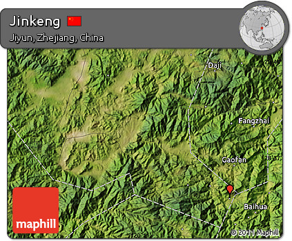 Satellite Map of Jinkeng
