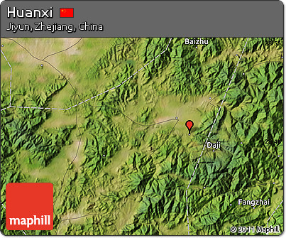 Satellite Map of Huanxi