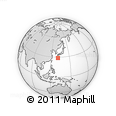 Outline Map of the Area around 28° 47' 8" N, 130° 58' 29" E, rectangular outline