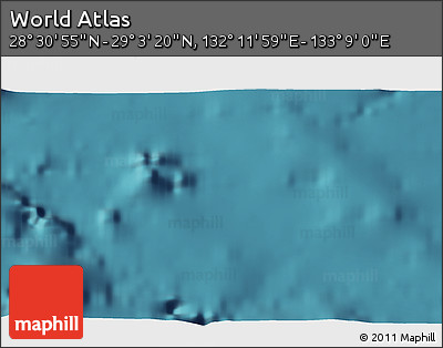 Satellite 3D Map of the Area around 28° 47' 8" N, 132° 40' 30" E