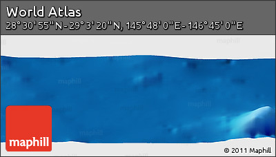 Physical Panoramic Map of the Area around 28° 47' 8" N, 146° 16' 30" E