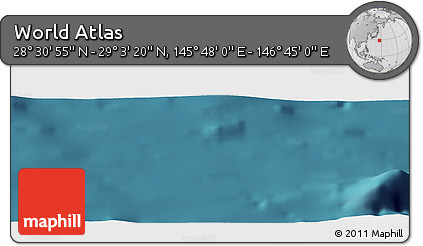 Satellite Panoramic Map of the Area around 28° 47' 8" N, 146° 16' 30" E