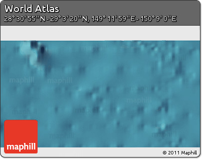 Satellite 3D Map of the Area around 28° 47' 8" N, 149° 40' 30" E