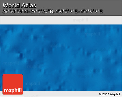 Physical 3D Map of the Area around 28° 47' 8" N, 150° 31' 30" E