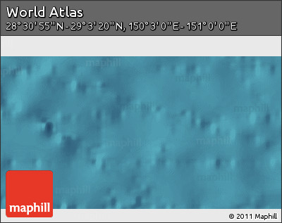 Satellite 3D Map of the Area around 28° 47' 8" N, 150° 31' 30" E