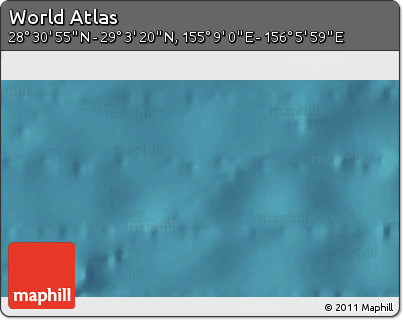 Satellite 3D Map of the Area around 28° 47' 8" N, 155° 37' 30" E