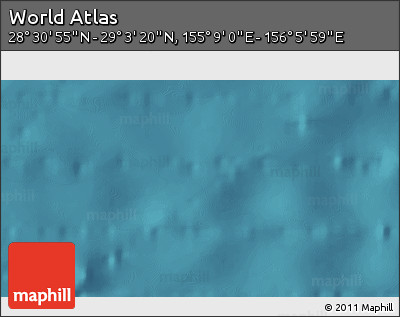 Satellite 3D Map of the Area around 28° 47' 8" N, 155° 37' 30" E