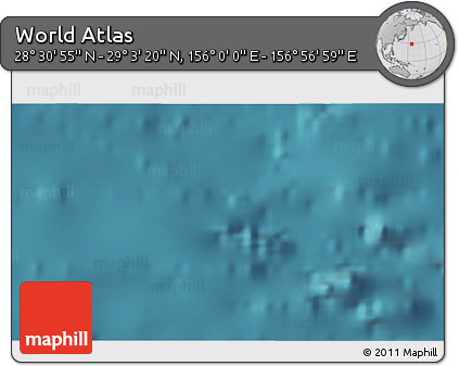 Satellite 3D Map of the Area around 28° 47' 8" N, 156° 28' 29" E
