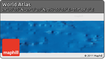 Physical Panoramic Map of the Area around 28° 47' 8" N, 157° 19' 29" E