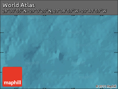 Satellite Map of the Area around 28° 47' 8" N, 21° 10' 29" W