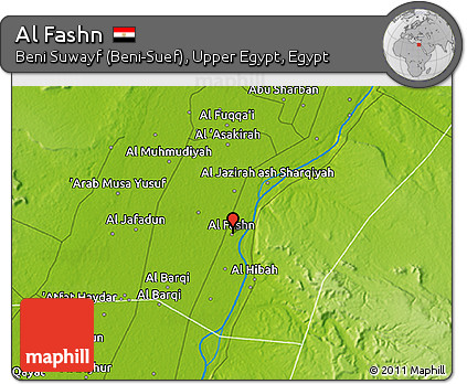 Physical 3D Map of Al Fashn
