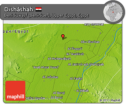 Physical 3D Map of Dishāshah