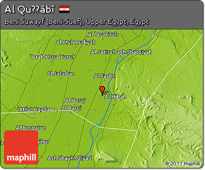 Physical 3D Map of Al Quḑḑābī