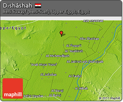 Physical 3D Map of Dishāshah