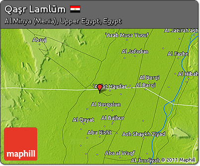 Physical 3D Map of Qaşr Lamlūm