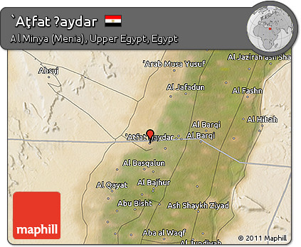 Satellite 3D Map of `Aţfat Ḩaydar