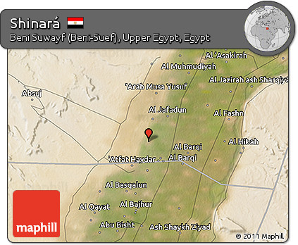 Satellite 3D Map of Shinará