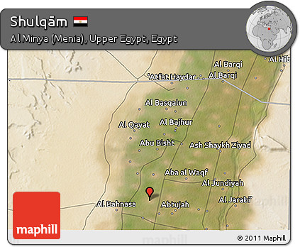 Satellite 3D Map of Shulqām