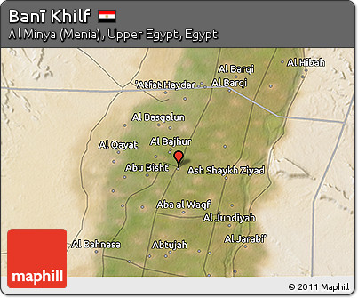 Satellite 3D Map of Banī Khilf
