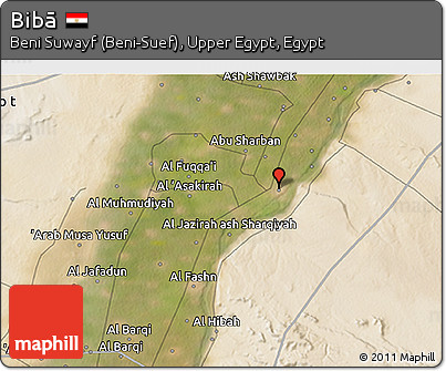 Satellite 3D Map of Bibā