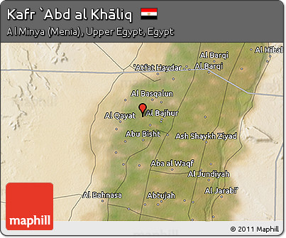 Satellite 3D Map of Kafr `Abd Al Khāliq
