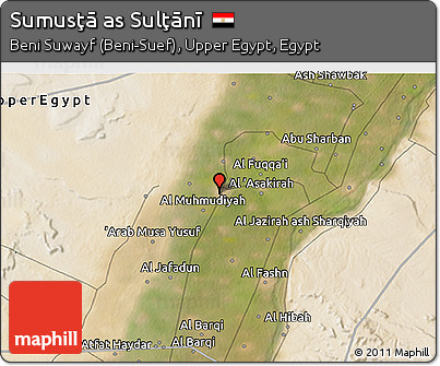 Satellite 3D Map of Sumusţā As Sulţānī