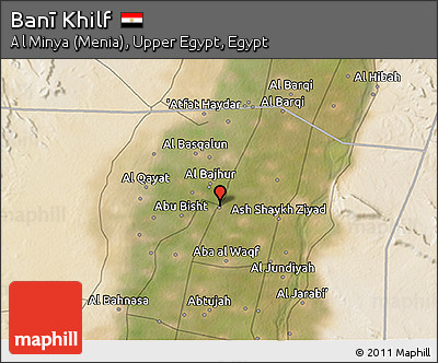 Satellite 3D Map of Banī Khilf