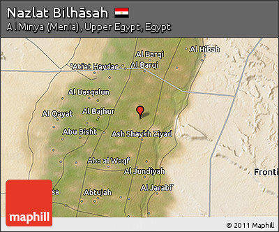 Satellite 3D Map of Nazlat Bilhāsah