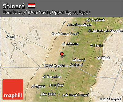 Satellite 3D Map of Shinará