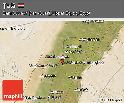 Satellite 3D Map of Ţalā