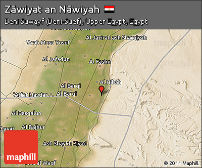 Satellite 3D Map of Zāwiyat An Nāwiyah