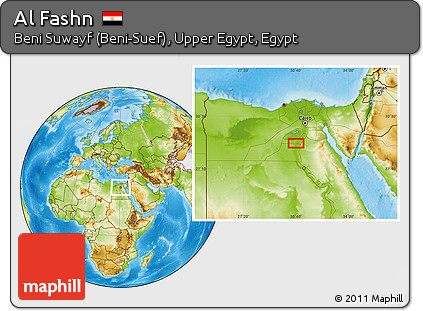 Physical Location Map of Al Fashn