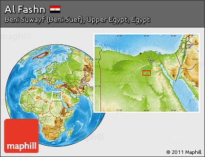 Physical Location Map of Al Fashn