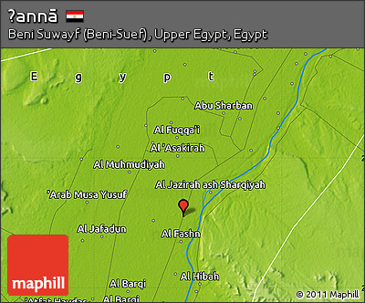 Physical Map of Ḩannā