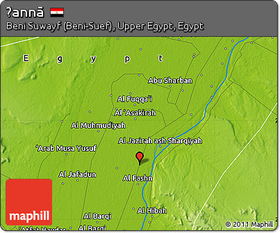 Physical Map of Ḩannā
