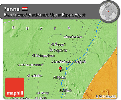 Political Map of Ḩannā