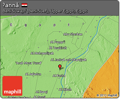 Political Map of Ḩannā