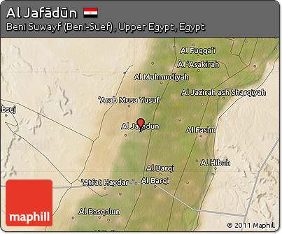 Satellite Map of Al Jafādūn