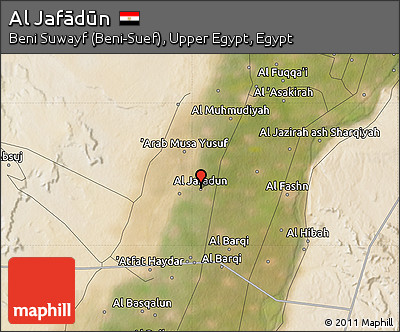 Satellite Map of Al Jafādūn