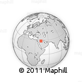 Outline Map of the Area around 28° 47' 8" N, 42° 34' 30" E, rectangular outline