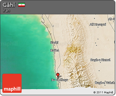 Satellite 3D Map of Gāhī