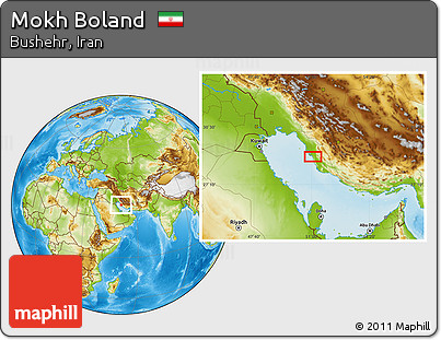 Physical Location Map of Mokh Boland