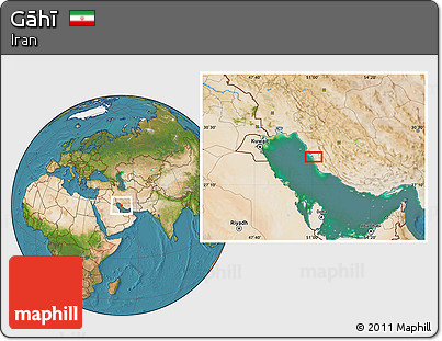 Satellite Location Map of Gāhī