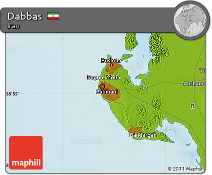 Physical Map of Dabbas